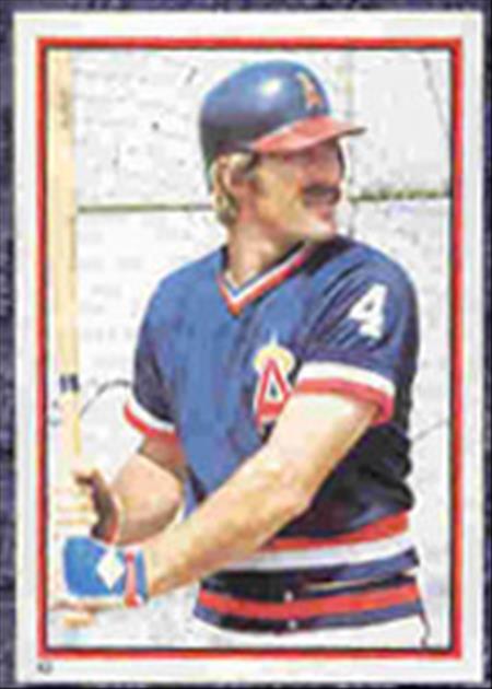 1983 Topps Baseball Stickers     043      Bobby Grich
